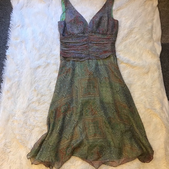 JS Boutique Dresses & Skirts - Silk paisley JS Boutique dress NWT size 10